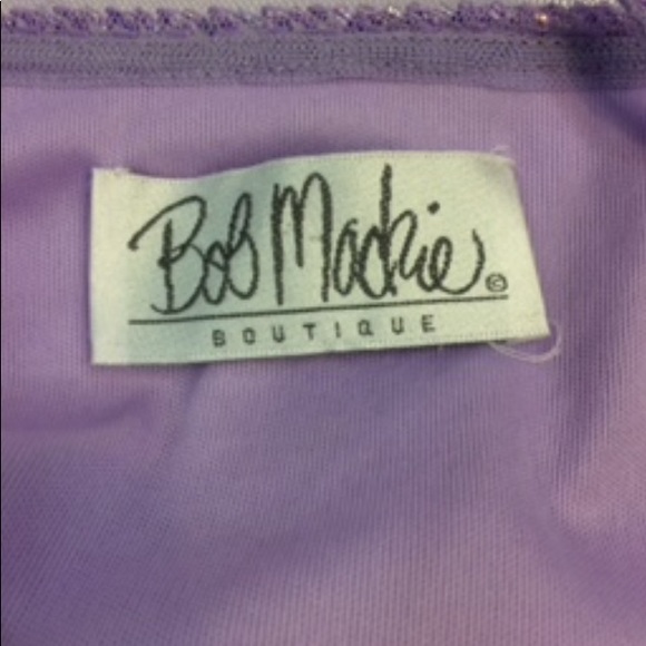 Bob Mackie Beaded Vintage 90s Purple Maxi Dress - Picture 5 of 9